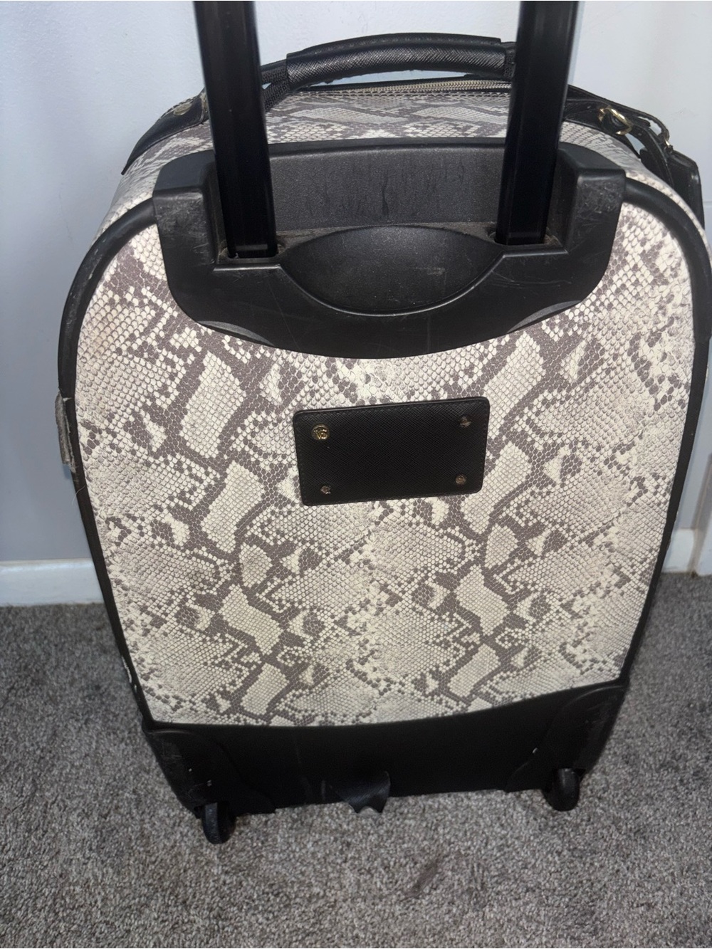 Victoria Secret Python Wheelie Carryon Suitcase - Picture 10 of 14